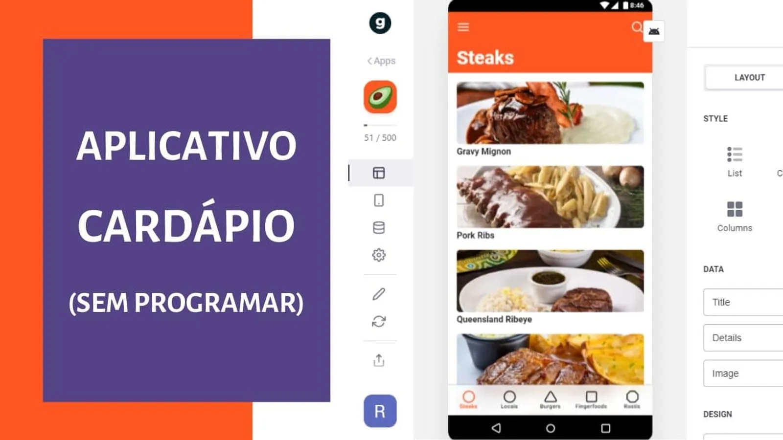 Como Criar um Aplicativo de Cardápio em Minutos (sem programar)