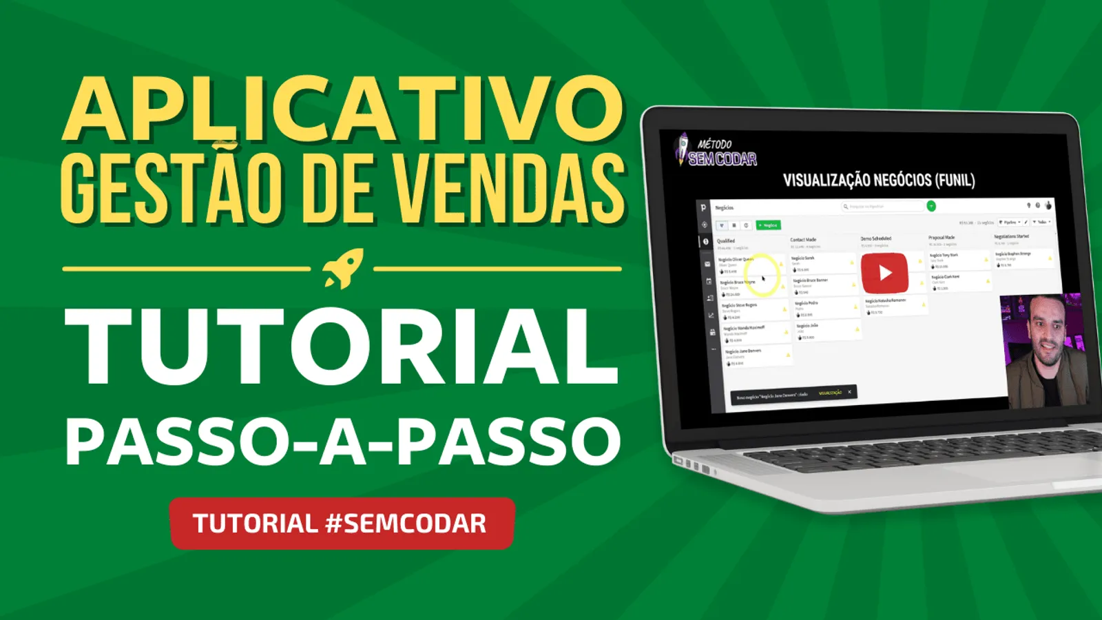 Como criar um CRM como o Pipedrive – Tutorial Mão na Massa