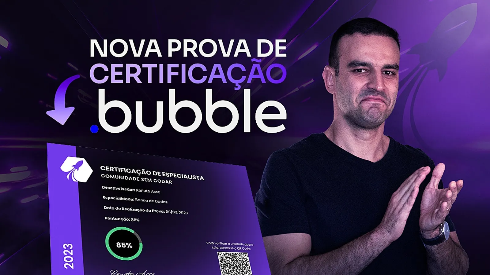 NOVA PROVA DE CERTIFICAÇÃO BUBBLE (LANÇAMENTO)