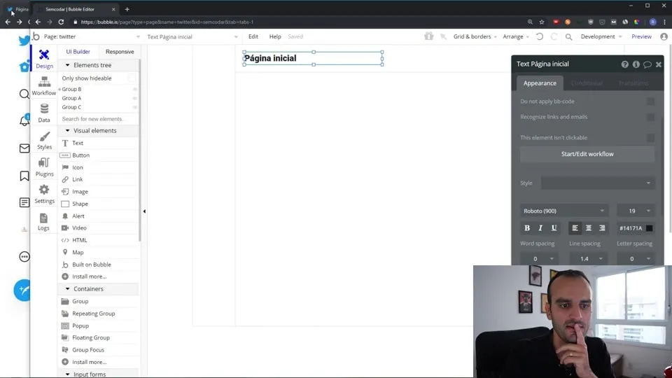 Cabeçalho do Twitter