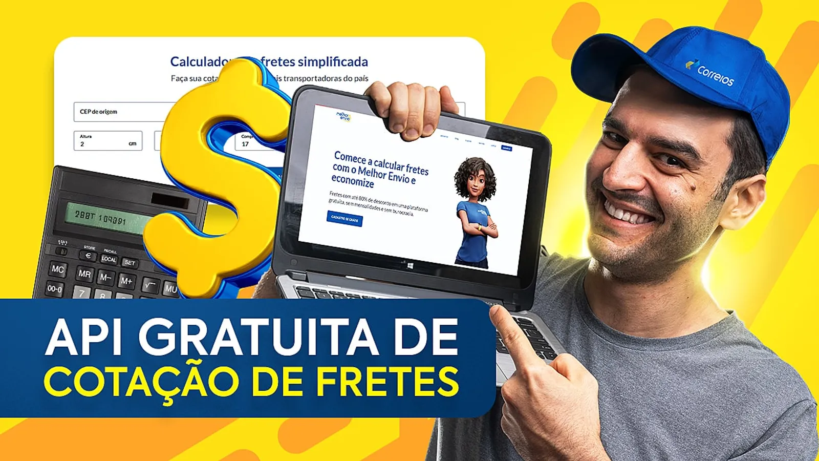 Integração API Gratuita com Melhor Envio (bye bye Correios)