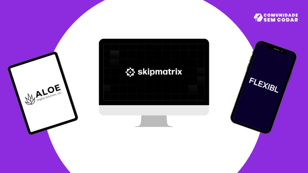 Exemplos de aplicativos criados com WeWeb