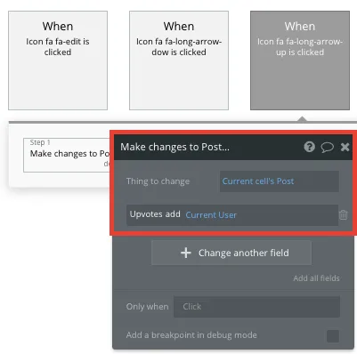 Tutorial Criar Reddit no Bubble Upvote Workflow