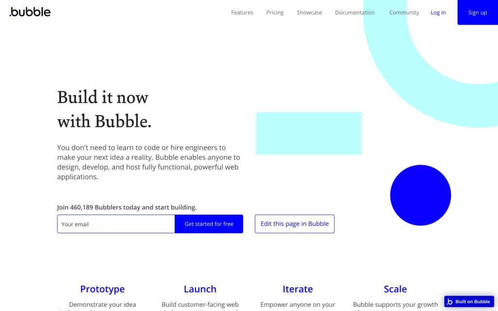 Bubble: A ferramenta No Code mais popular do mundo.