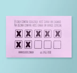 Resultado de imagem para cartao fidelidade