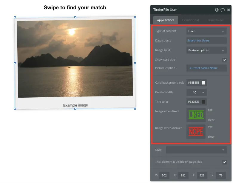 Bubble No Code Tinder Clone Tutorial Walkthrough