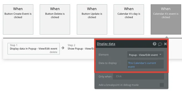 Abrir pop-up de visualização