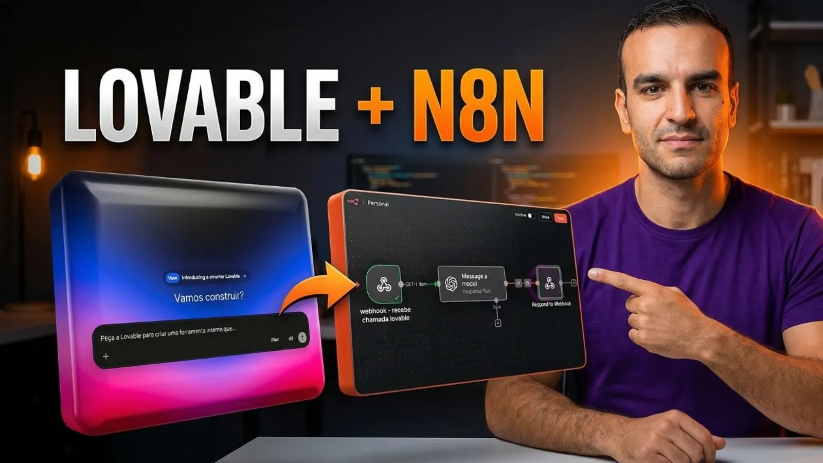 Como integrar Lovable com n8n na prática: controle, automação e IA