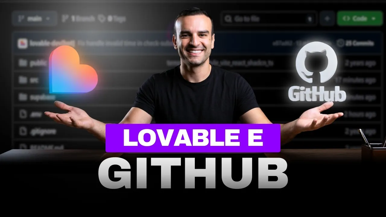 video thumbnail for 'Conectando Lovable ao GitHub em 5 Minutos'