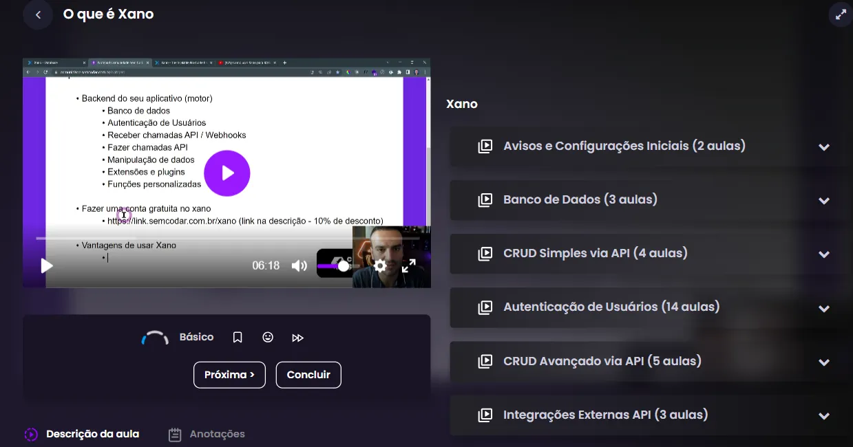 Curso Xano na Comunidade Sem Codar.