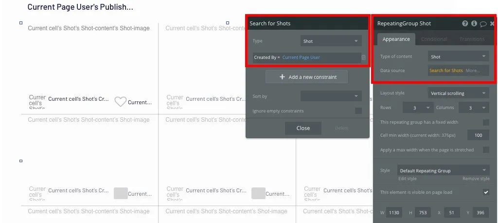 Exibir perfis de usuários - 3