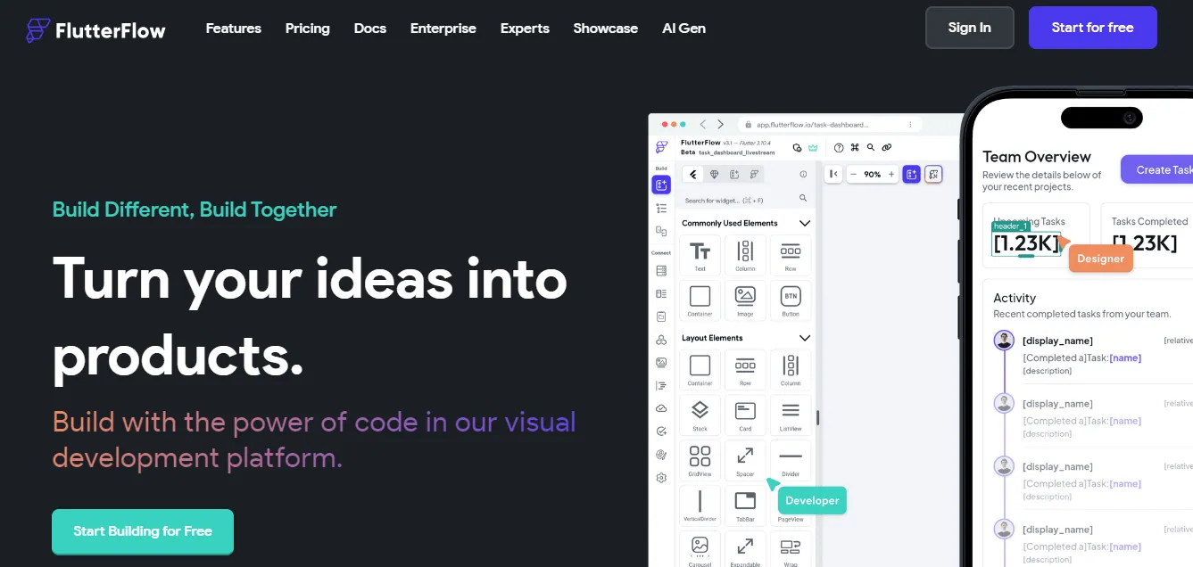 FlutterFlow: a melhor ferramenta Low Code.