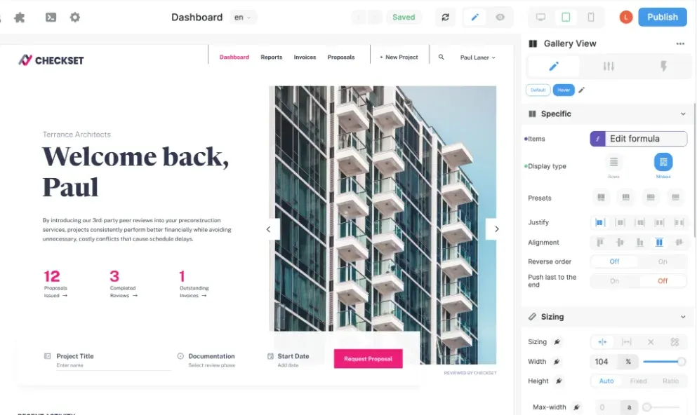 Integração com Supabase: WeWeb.