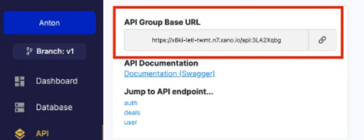 Integrações API no Xano