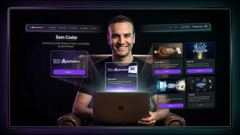 Lançamento Sem Codar 4.0: como reconstruímos uma plataforma em 30 dias com Vibe Coding