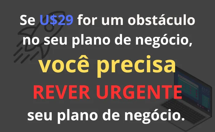E quando o cliente acha caro?