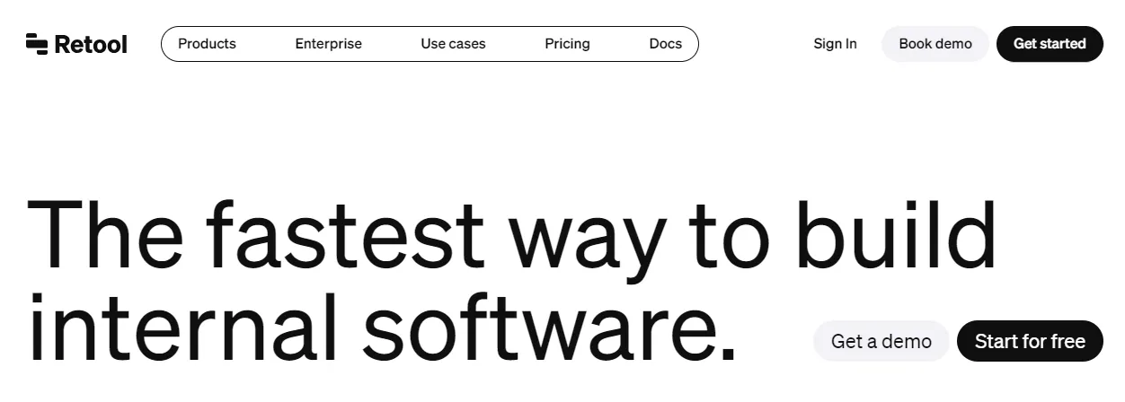 Retool: melhores ferramentas para empresas.