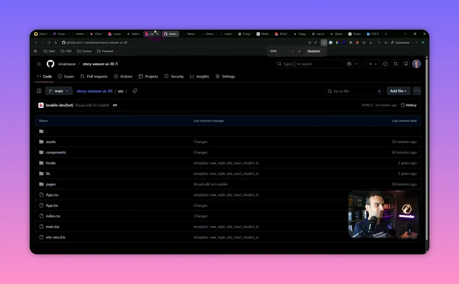 Repositório no GitHub