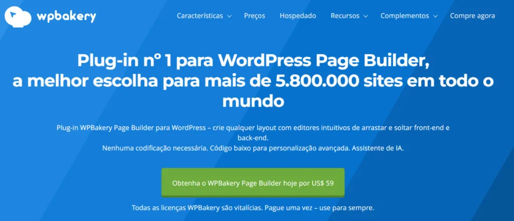 WP Bakery Plugin.